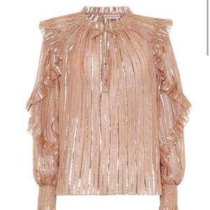 Ulla Johnson Lucinda Blouse in Rose